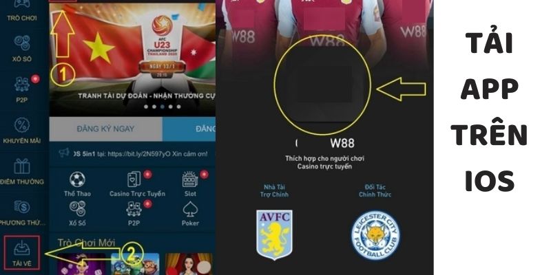 Thao tác tải ứng dụng W88 trên iOS nhanh chóng, giản đơn